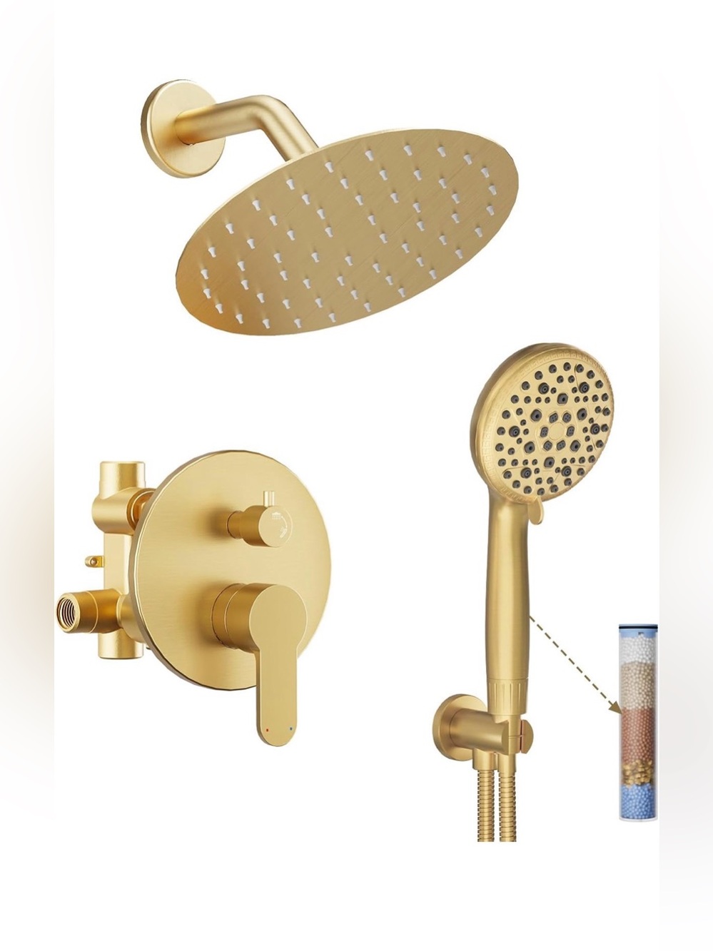 Shower faucet set